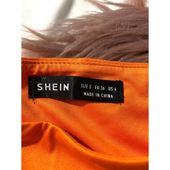 Shein Orange Crop Top - Picture 5 of 5